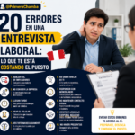 20 errores en una entrevista laboral